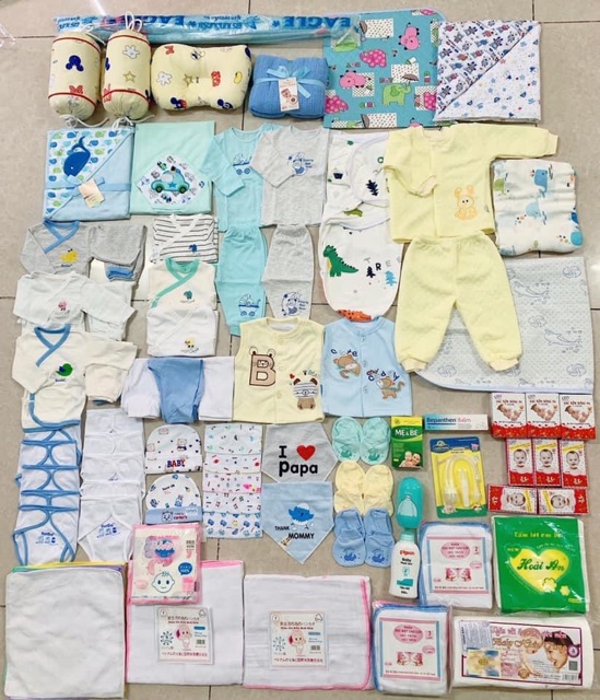 Combo sơ sinh trọn gói đẹp cho mẹ & bé - Ảnh 2