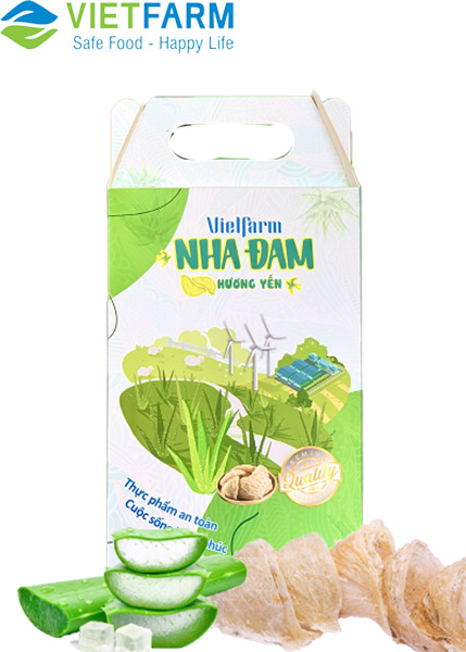 Thạch nha đam hương yến Vietfarm 1kg - Ảnh 3