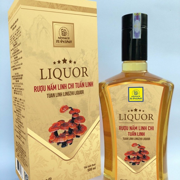 Rượu nấm Linh chi Tuấn Linh - 500ml