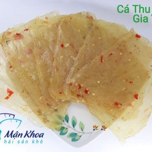 CÁ THU KHÔ TẨM GIA VỊ 500GR - MẬN KHOA