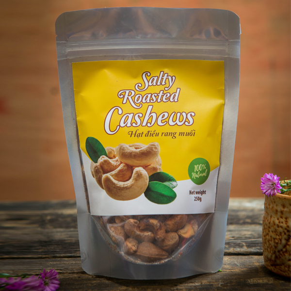 HẠT ĐIỀU RANG MUỐI Túi 250gr - Ảnh 4