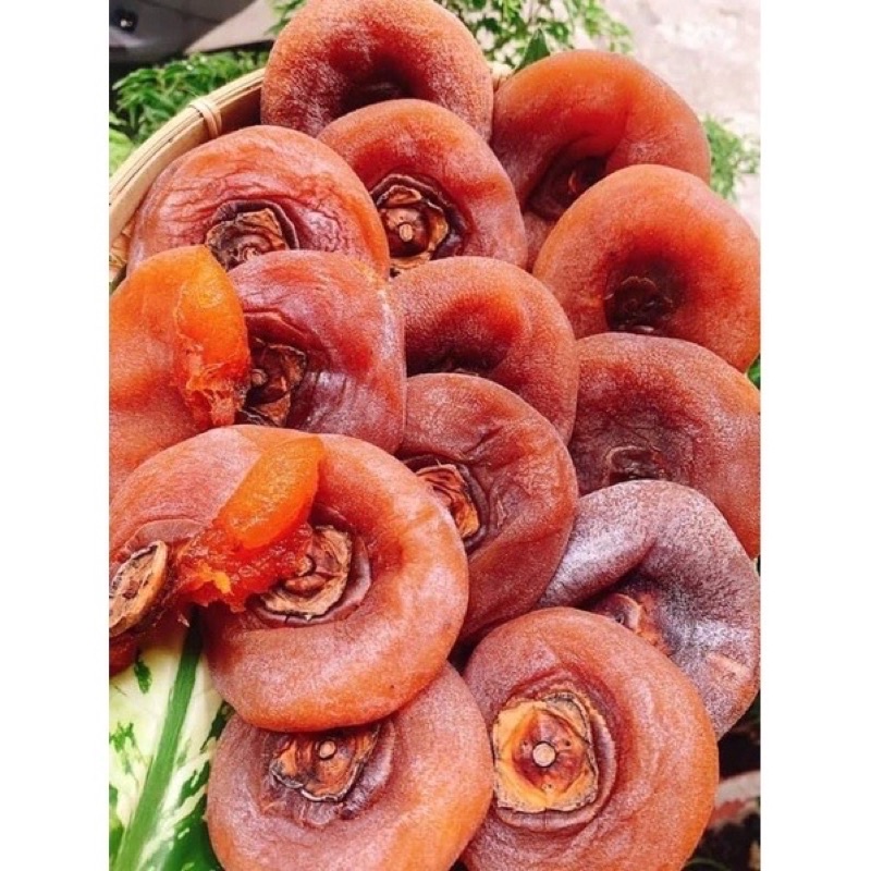 Hồng sấy dẻo nguyên trái, Hồng treo gió Đà Lạt 500gr