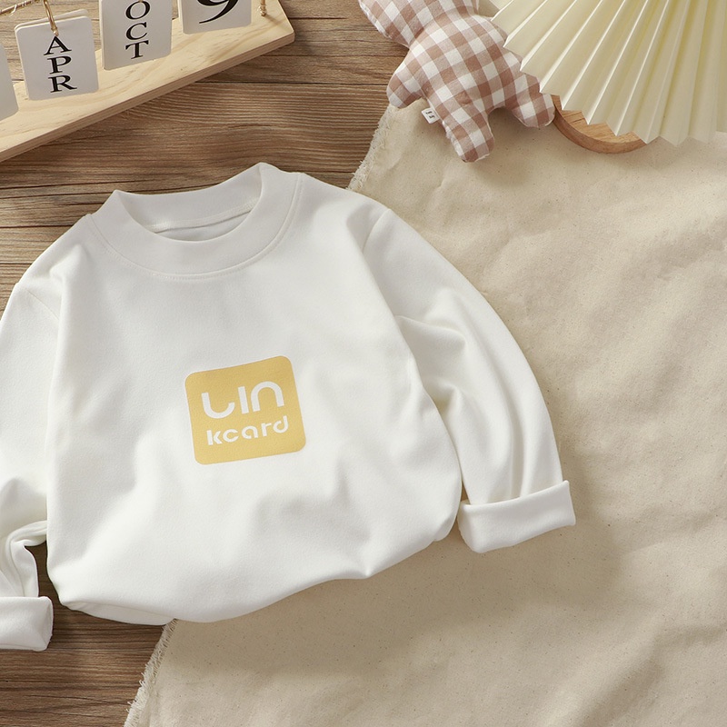 Áo Nhung Cổ Thấp 80-150CM Giữ Ấm Phong Cách Đức Hợp Thời Trang Mùa Thu Cho Bé Trai / Gái - Ảnh 2